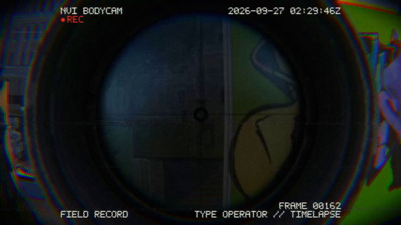 Recovered bodycam recording cover