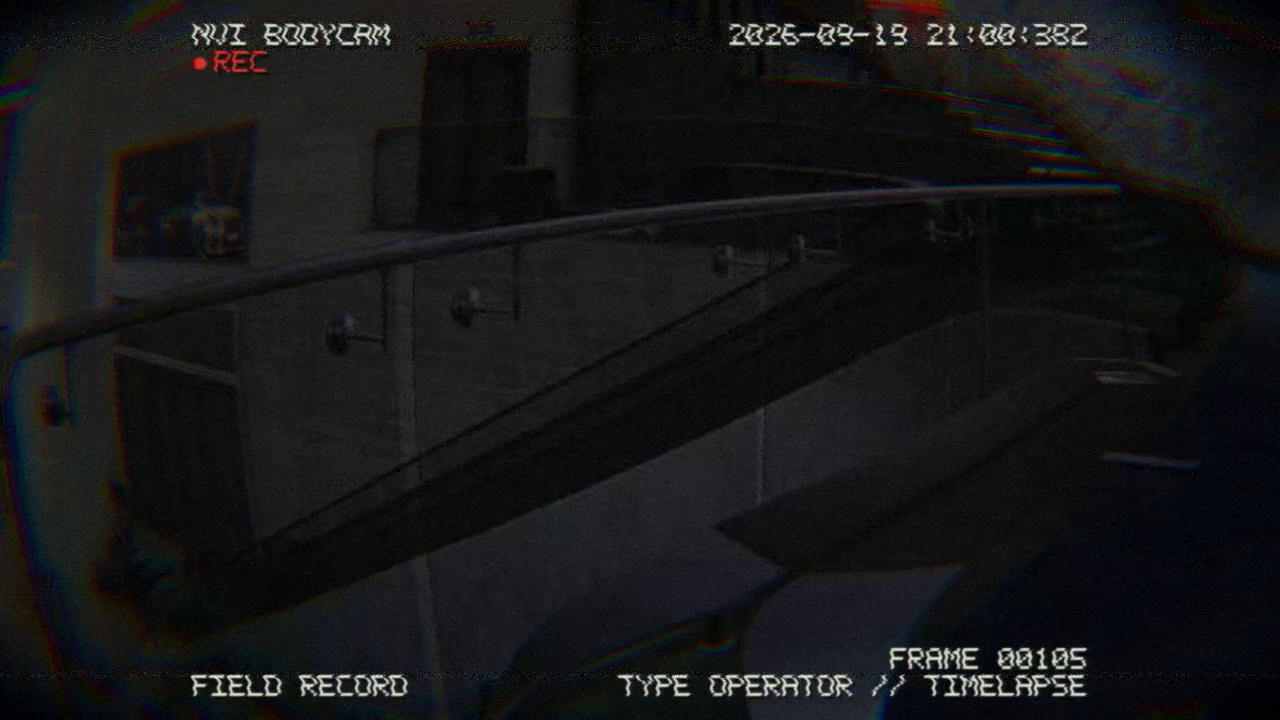 Recovered bodycam recording cover