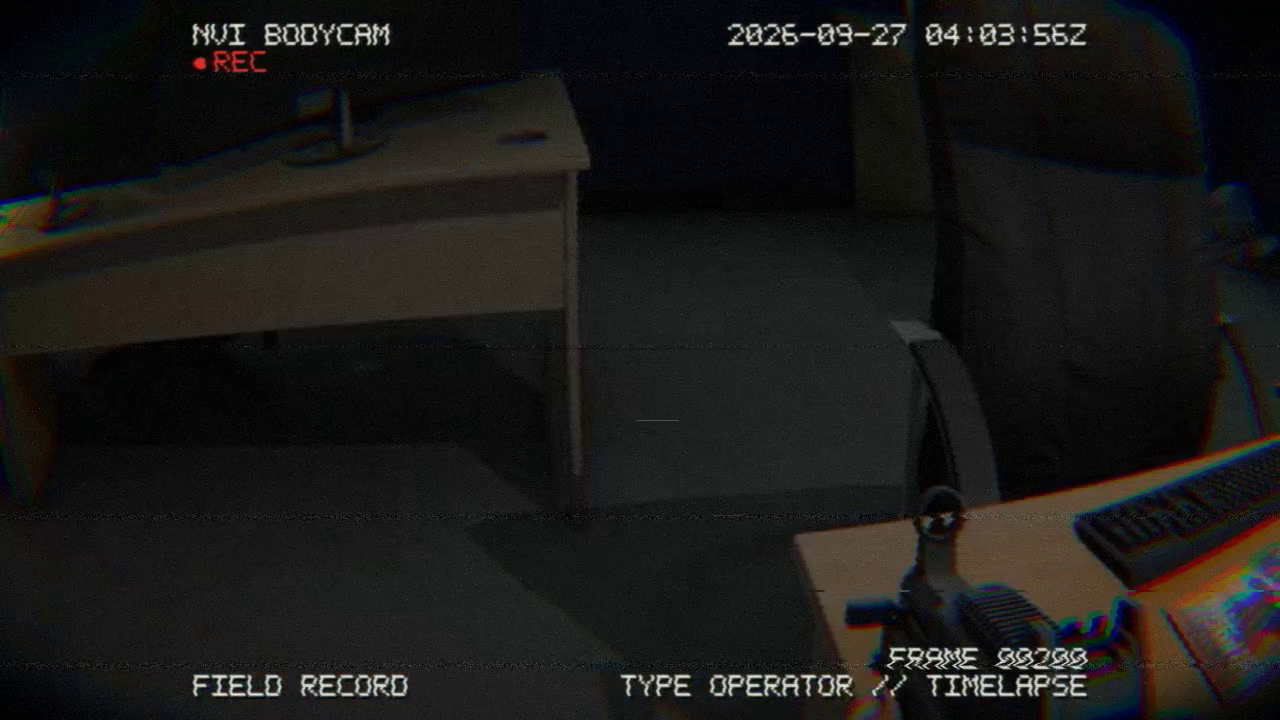 Recovered bodycam recording cover